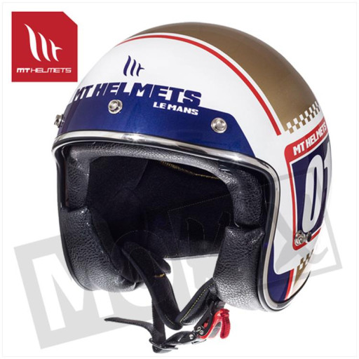 Helm Le Mans Sv Numberplate Wit