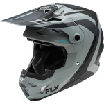 FLY RACING Formula CP Krypton Helmet - Mat Grijs/Zwart - Maat: XS