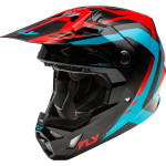 FLY RACING Formula CP Krypton Helmet - Mat Rood/Blauw/Zwart Maat: S